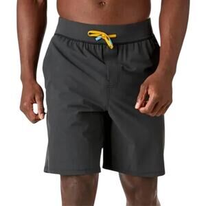 Cotopaxi Veza Adventure Shorts Pockets Drawstring Zip Elastic Waist Black Medium